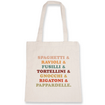 Load image into Gallery viewer, Pasta Life - Organic Cotton Tote Bag
