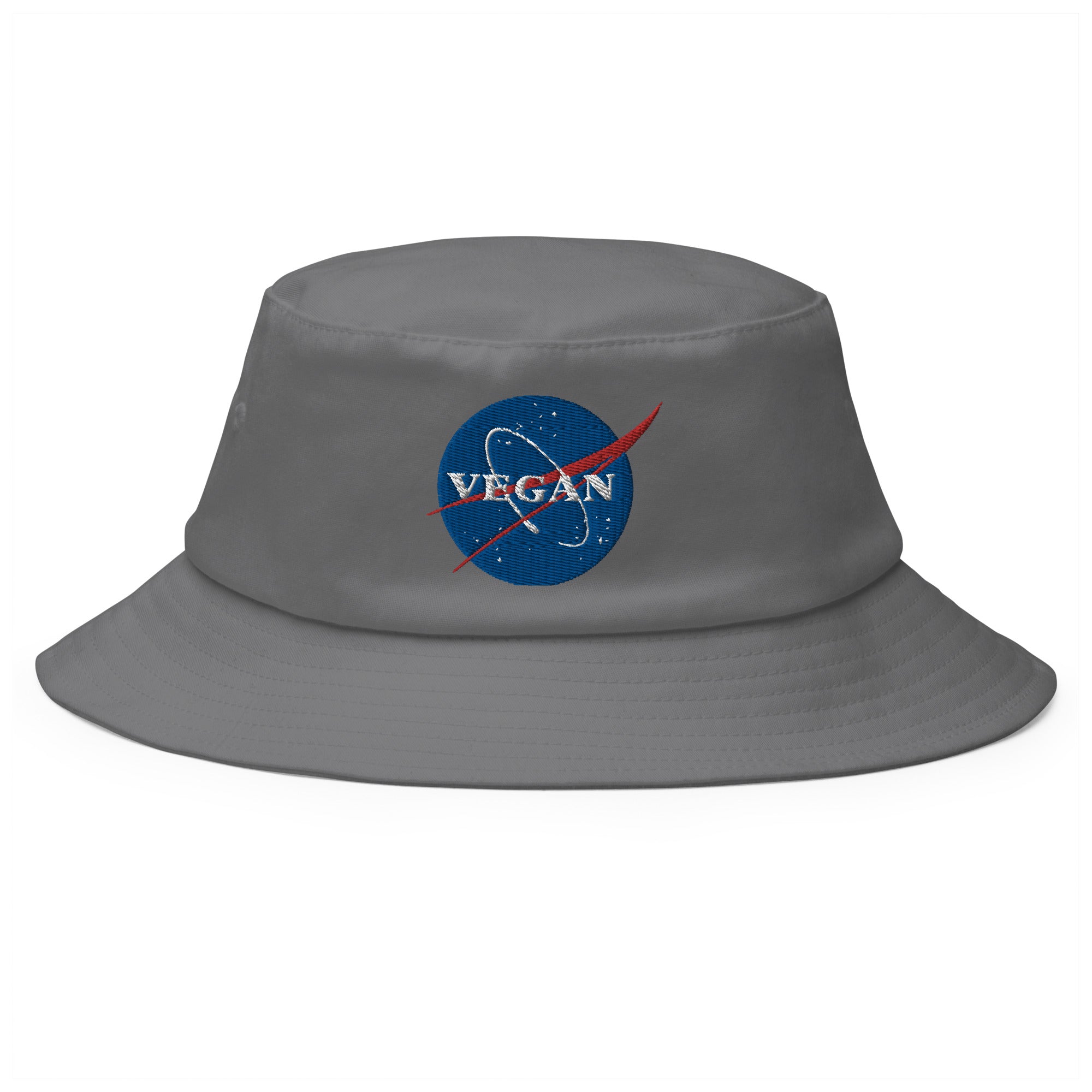 Vegan Nasa - Embroidered Bucket Hat