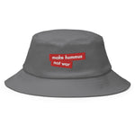 Load image into Gallery viewer, Make Hummus not War - Embroidered Bucket Hat
