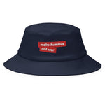 Load image into Gallery viewer, Make Hummus not War - Embroidered Bucket Hat
