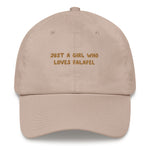 Load image into Gallery viewer, Just a Girl who loves Falafel - Embroidered Cap
