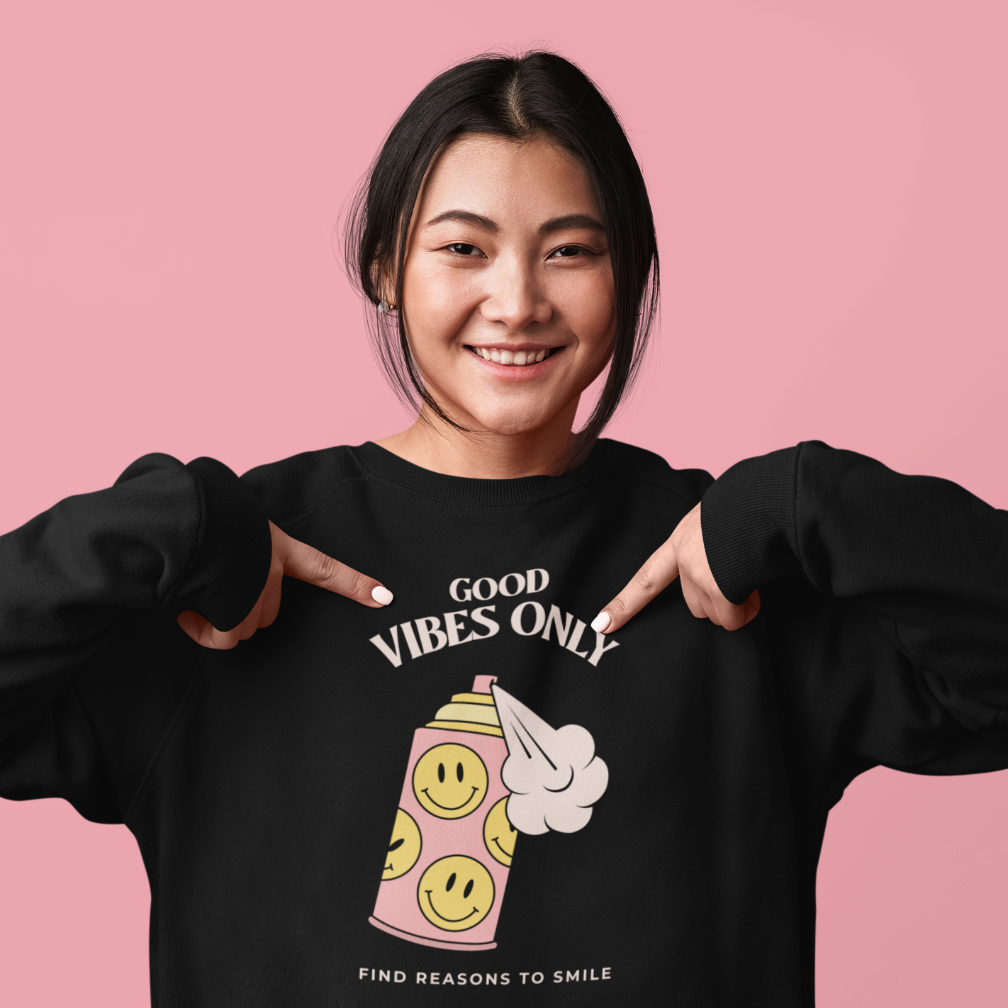 Good vibes only - Organic Unisex Sweatshirt