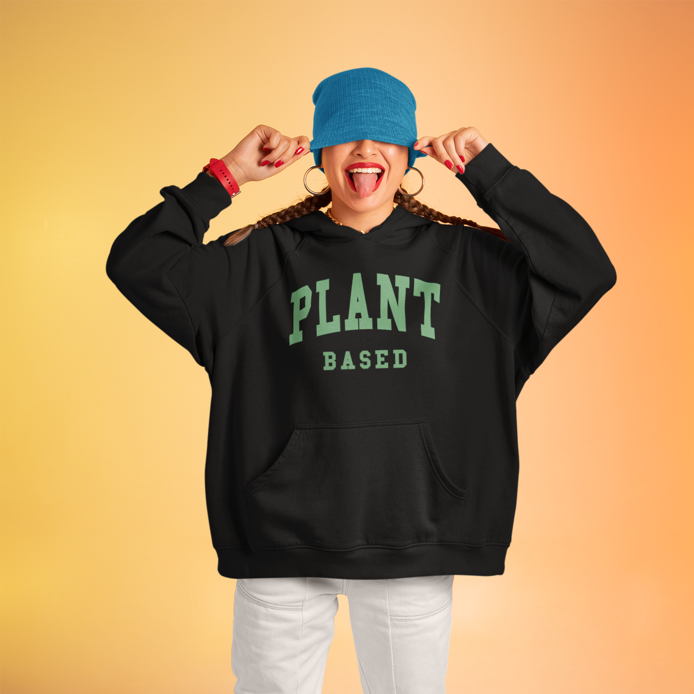 Plant Based - Unisex Organic Hoodie