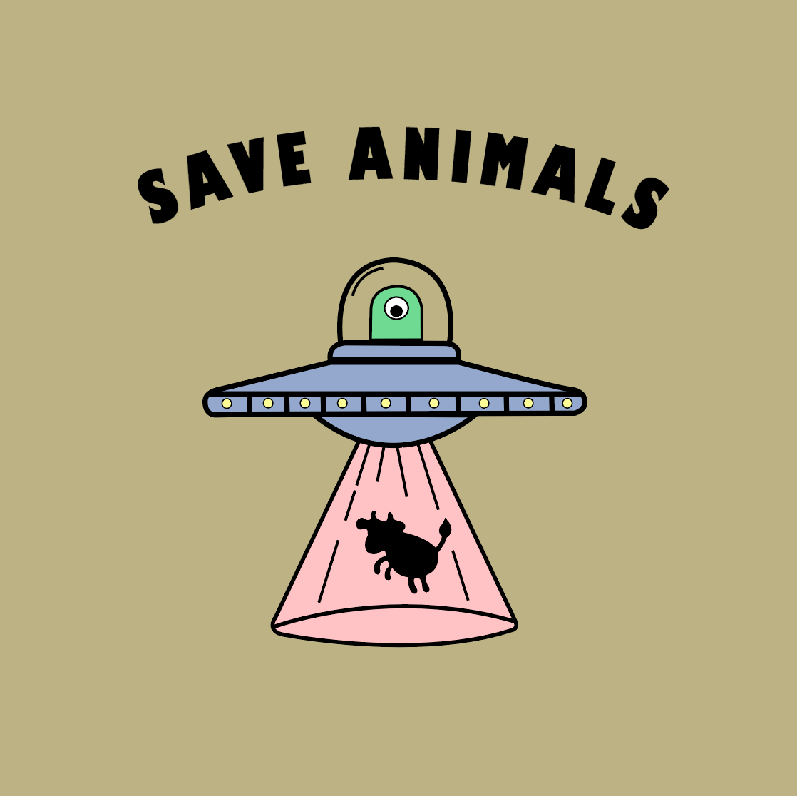 Save Animals - Organic Unisex Sweatshirt