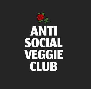 Anti Social Veggie Club - 5 Units Sticker - Oat Milk Club