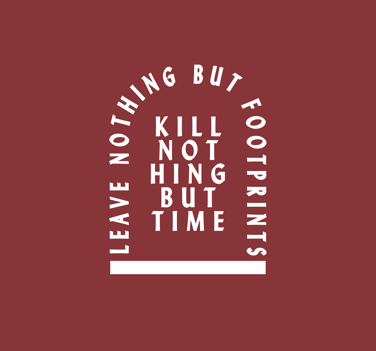 Kill nothing but Time - Organic Tote Bag - Oat Milk Club