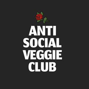 Anti Social Veggie Club - Organic Cotton Hoodie - Oat Milk Club