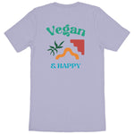 Load image into Gallery viewer, Vegan and Happy - Unisex Organic T-shirt
