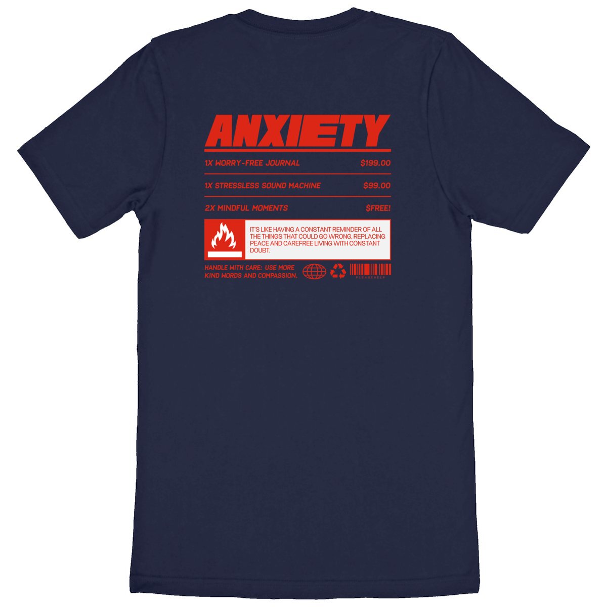 Anxiety - Organic T-shirt