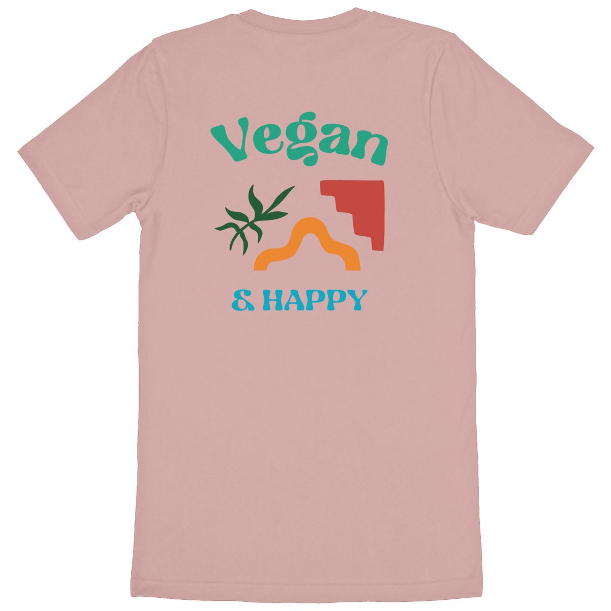 Vegan and Happy - Unisex Organic T-shirt