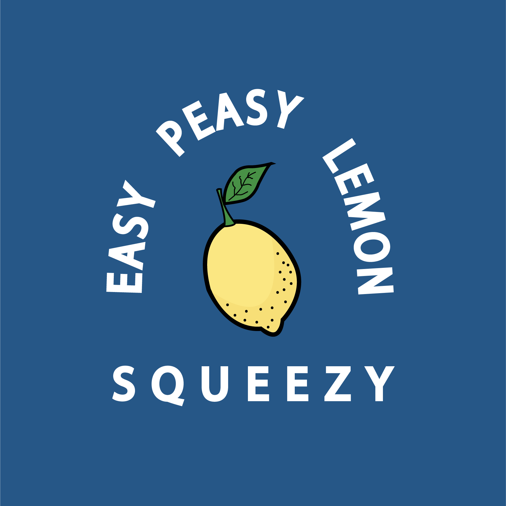 Easy Peasy Lemon Squeezy - Kid Organic Cotton Tee