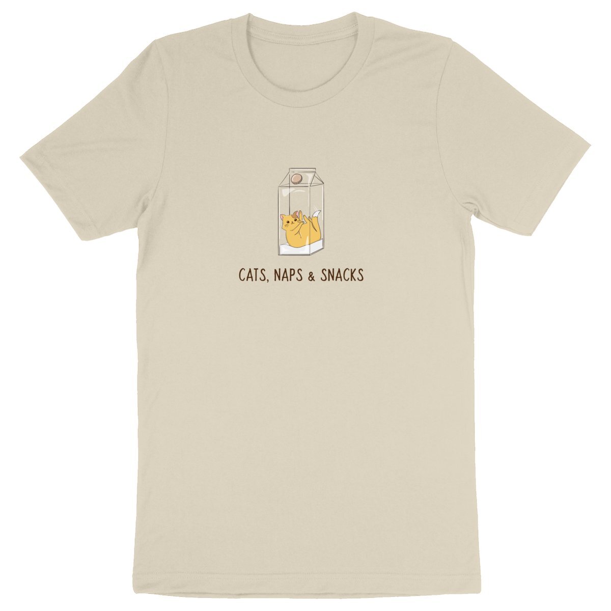 Cats, Naps & Snacks - Unisex Organic T-shirt