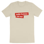 Load image into Gallery viewer, Make Hummus not War - Unisex Organic T-shirt
