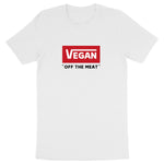 Load image into Gallery viewer, Vegan off the meat - Unisex Organic T-shirt

