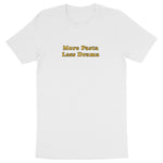 Load image into Gallery viewer, More Pasta Less Drama - Unisex Organic T-shirt
