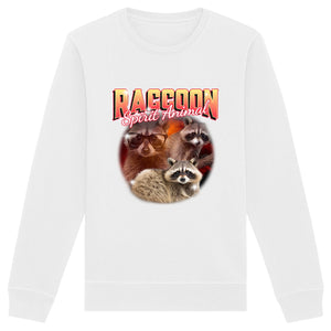 Raccoon Spirit Animal - Organic Sweatshirt