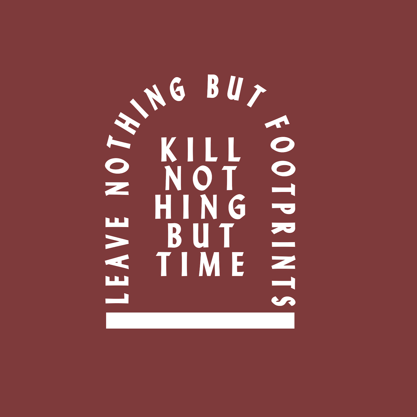 Kill nothing but Time - Organic Cotton Hoodie