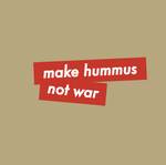 Load image into Gallery viewer, Make Hummus not War - Organic Cotton Hoodie - Oat Milk Club
