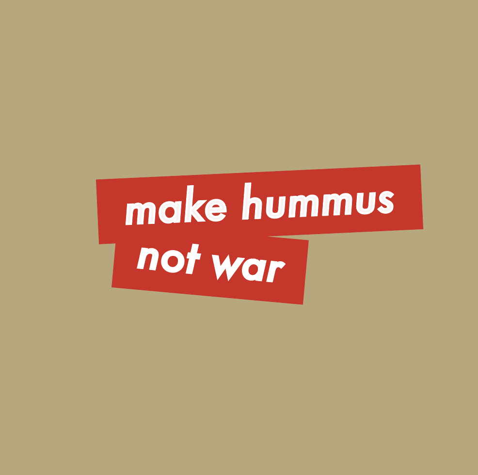 Make hummus not war - Organic Unisex Sweatshirt