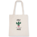 Load image into Gallery viewer, Free Hugs - Organic Cotton Tote Bag - Oat Milk Club
