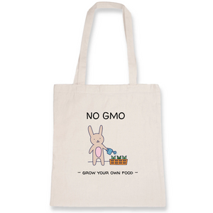 No GMO - Organic Cotton Tote Bag - Oat Milk Club