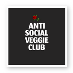 Load image into Gallery viewer, Anti Social Veggie Club - 5 Units Sticker - Oat Milk Club
